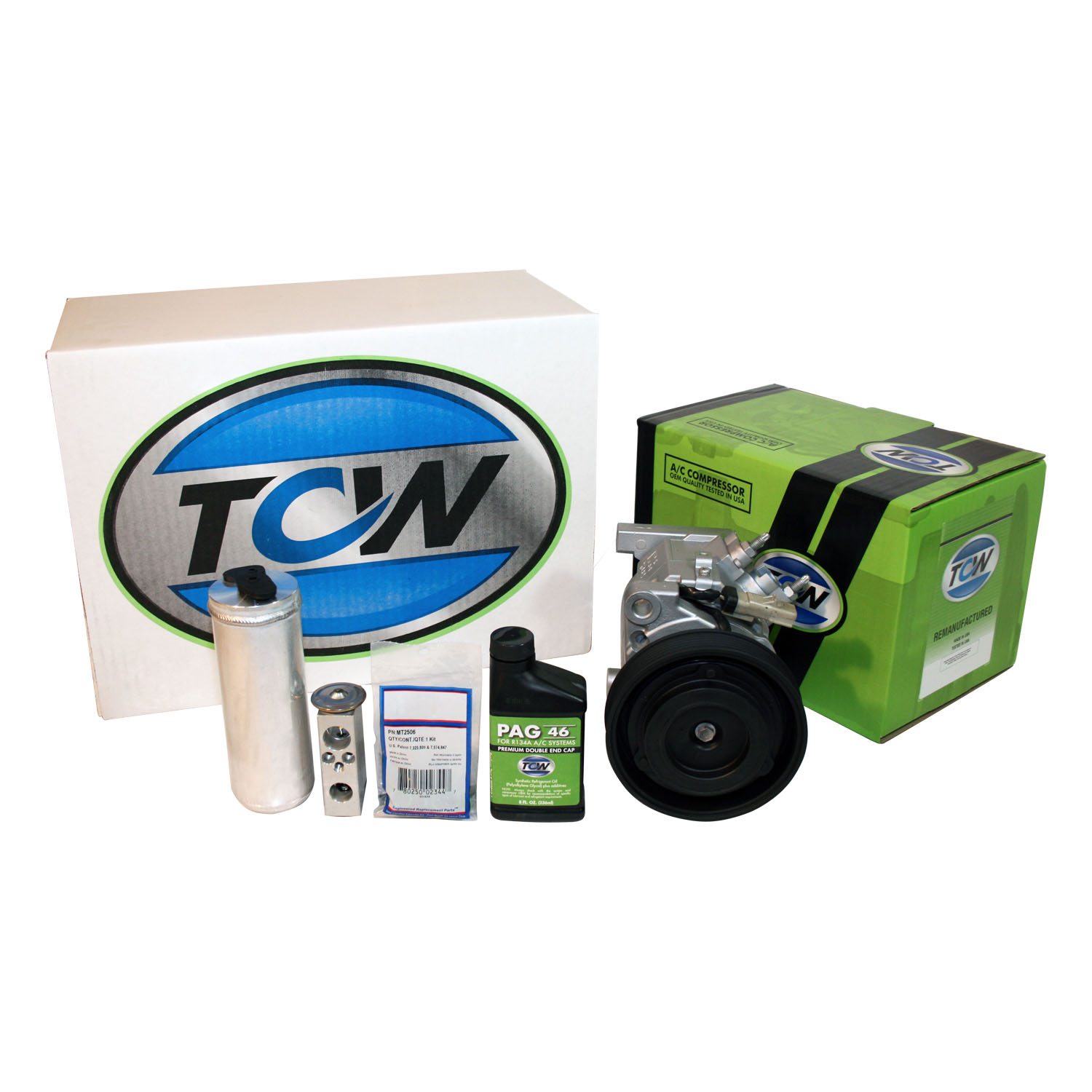 TCW Vehicle A/C Kit K1000209R Remanufactured Product Image field_60b6a13a6e67c