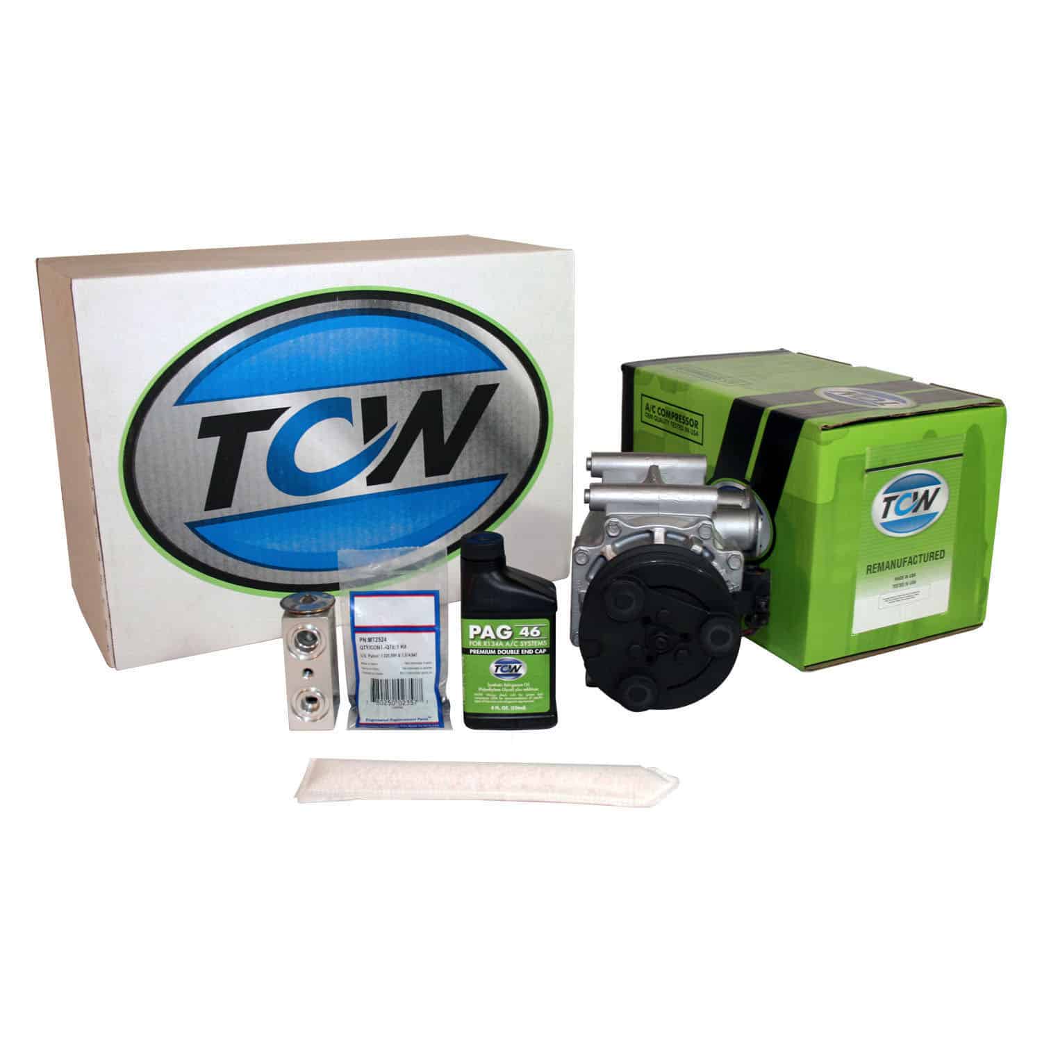 TCW Vehicle A/C Kit K1000251R Remanufactured Product Image field_60b6a13a6e67c