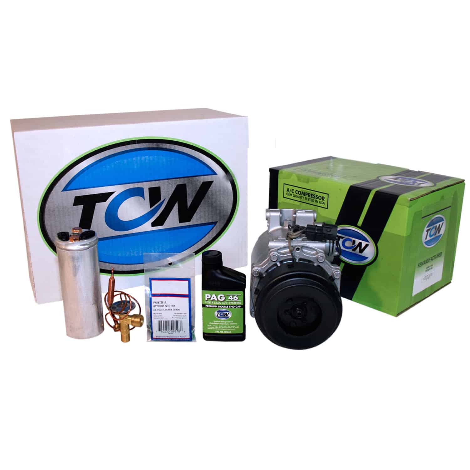 TCW Vehicle A/C Kit K1000267R Remanufactured Product Image field_60b6a13a6e67c
