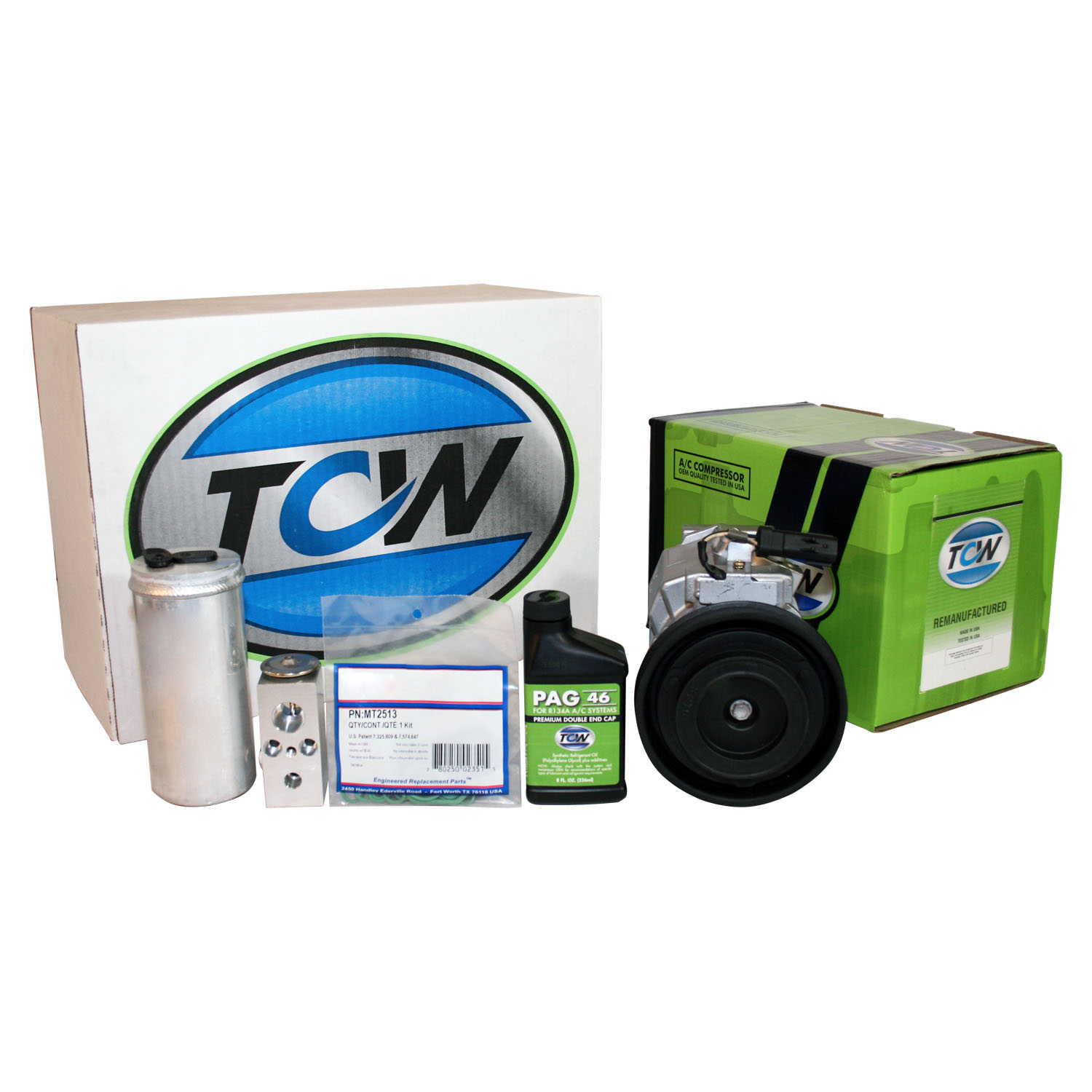 TCW Vehicle A/C Kit K1000314R Remanufactured