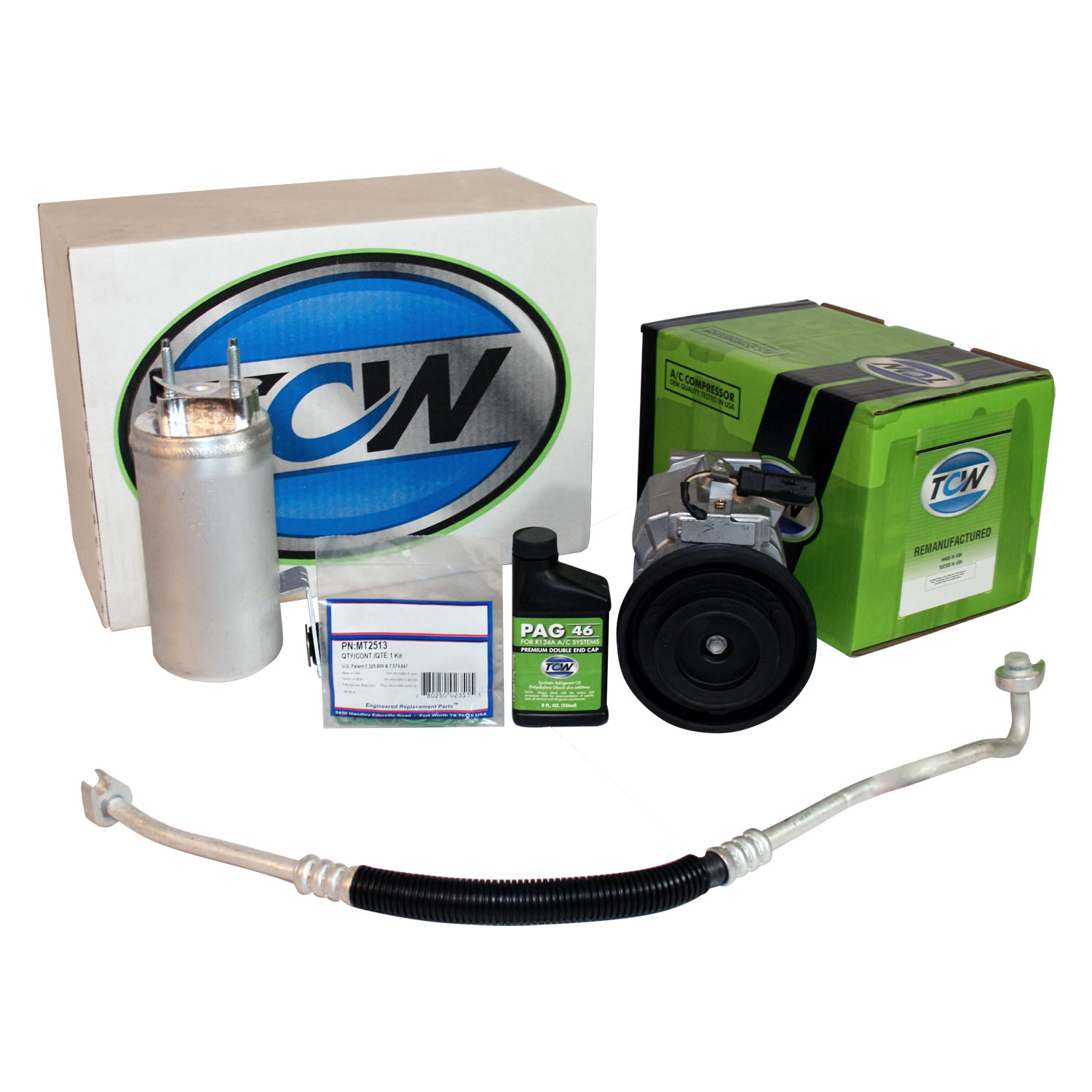 TCW Vehicle A/C Kit K1000315R Remanufactured