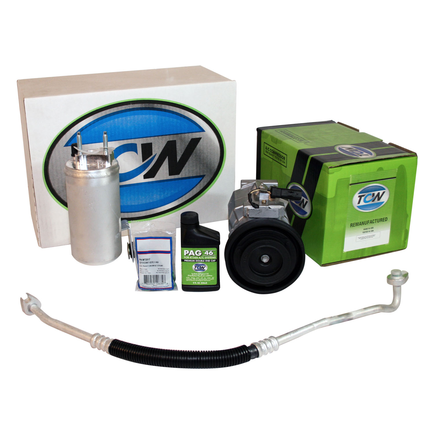 TCW Vehicle A/C Kit K1000316R Remanufactured