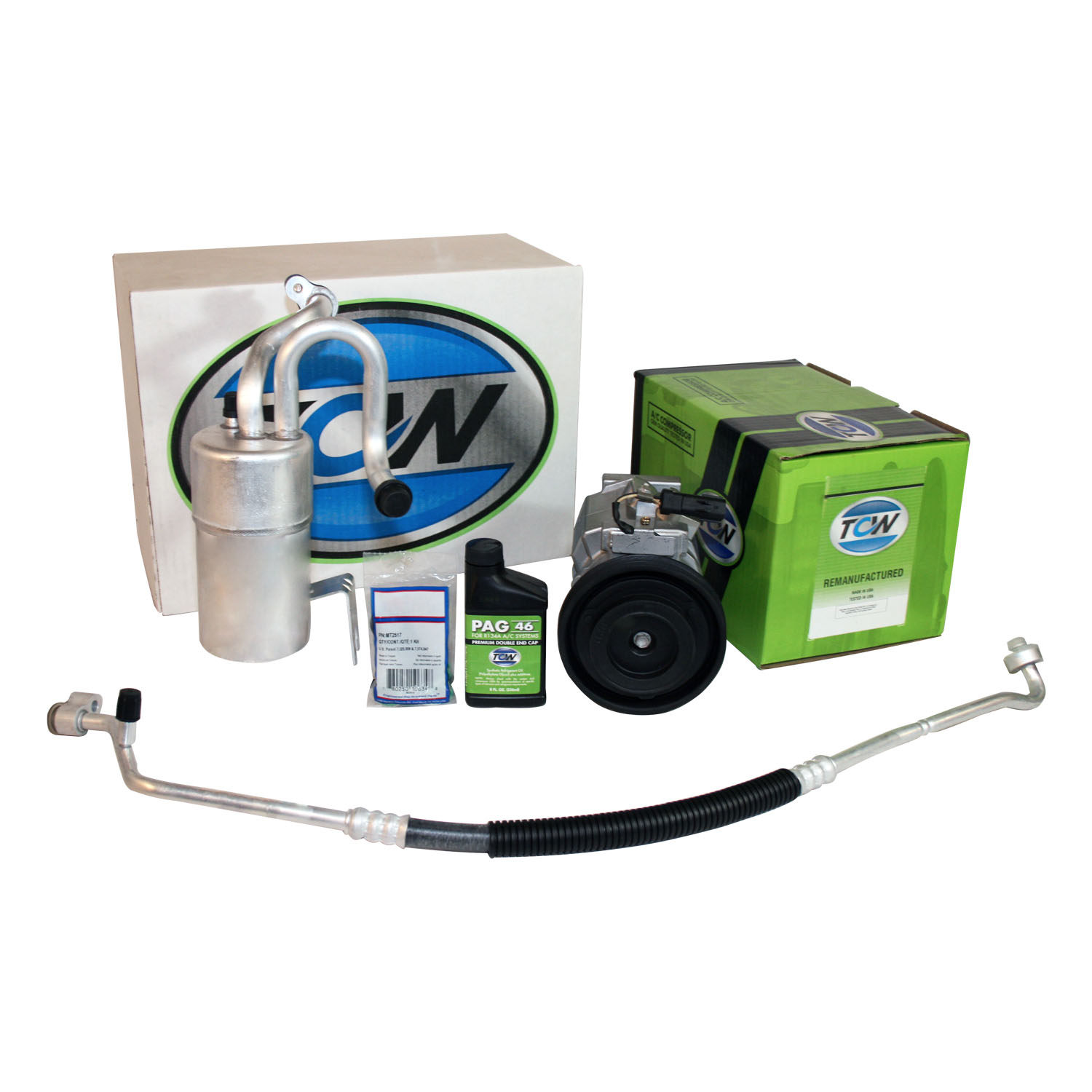 TCW Vehicle A/C Kit K1000318R Remanufactured