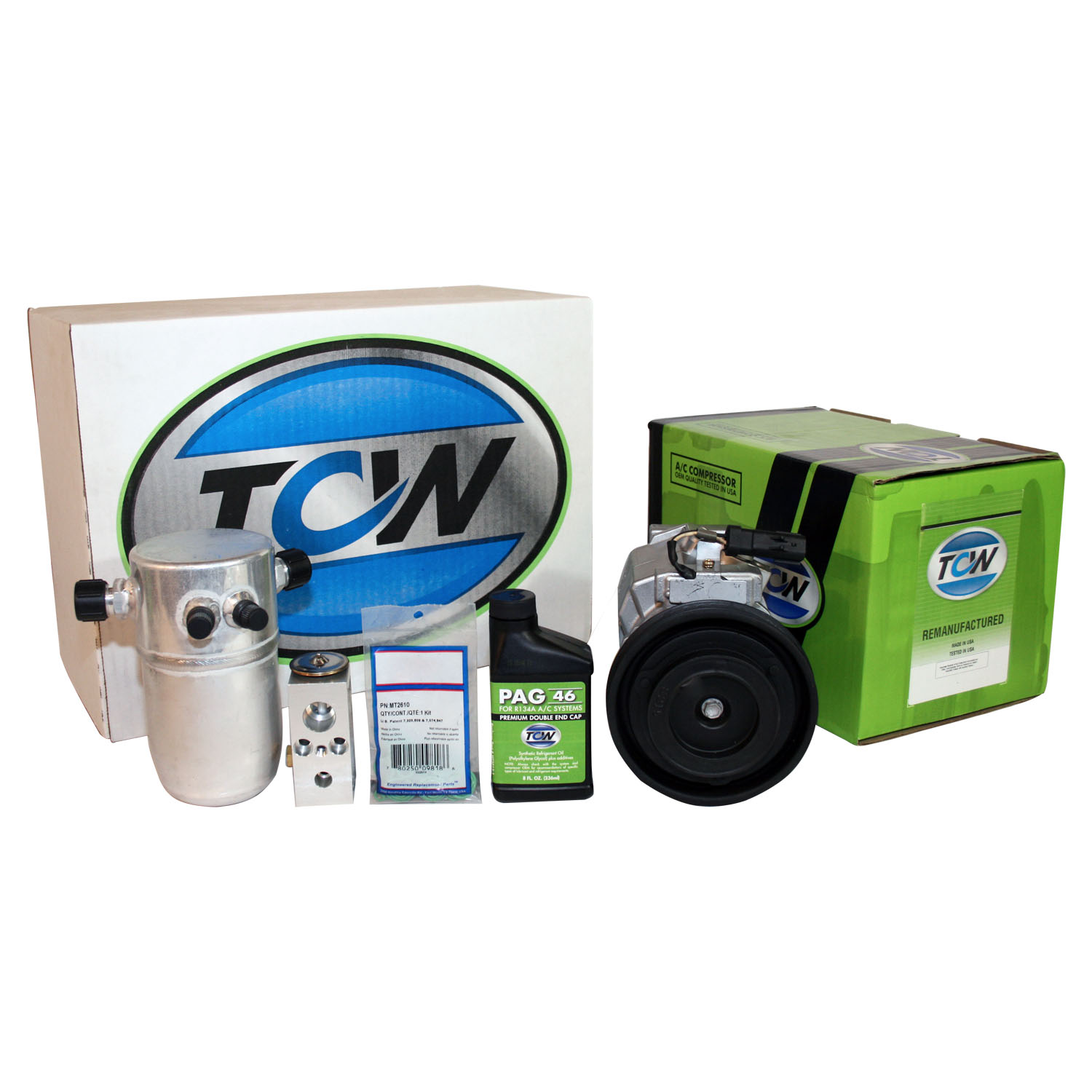 TCW Vehicle A/C Kit K1000319R Remanufactured