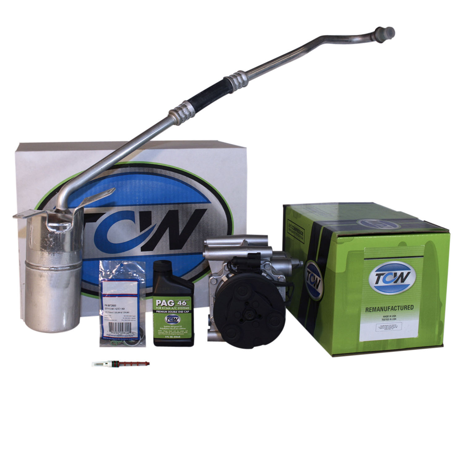 TCW Vehicle A/C Kit K1000321R Remanufactured