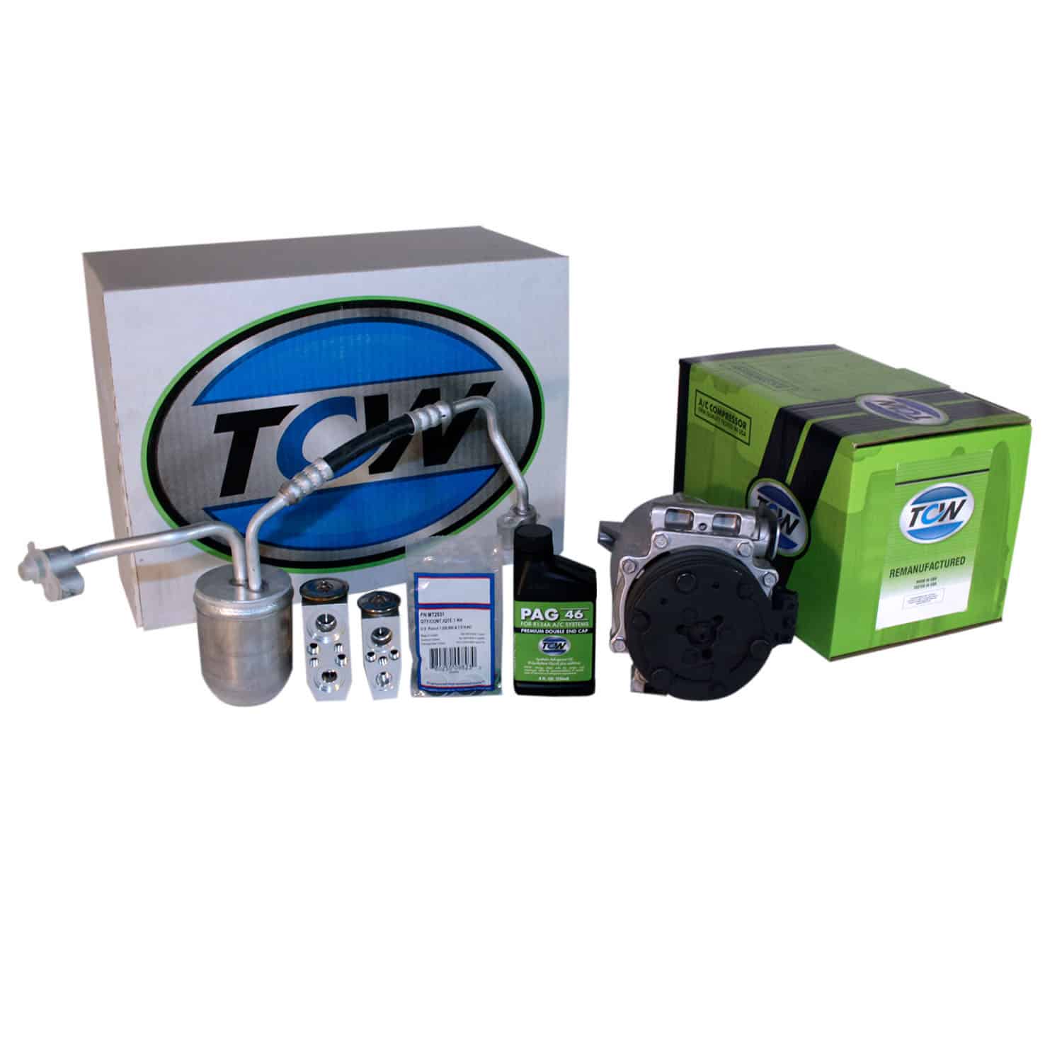 TCW Vehicle A/C Kit K1000323R Remanufactured