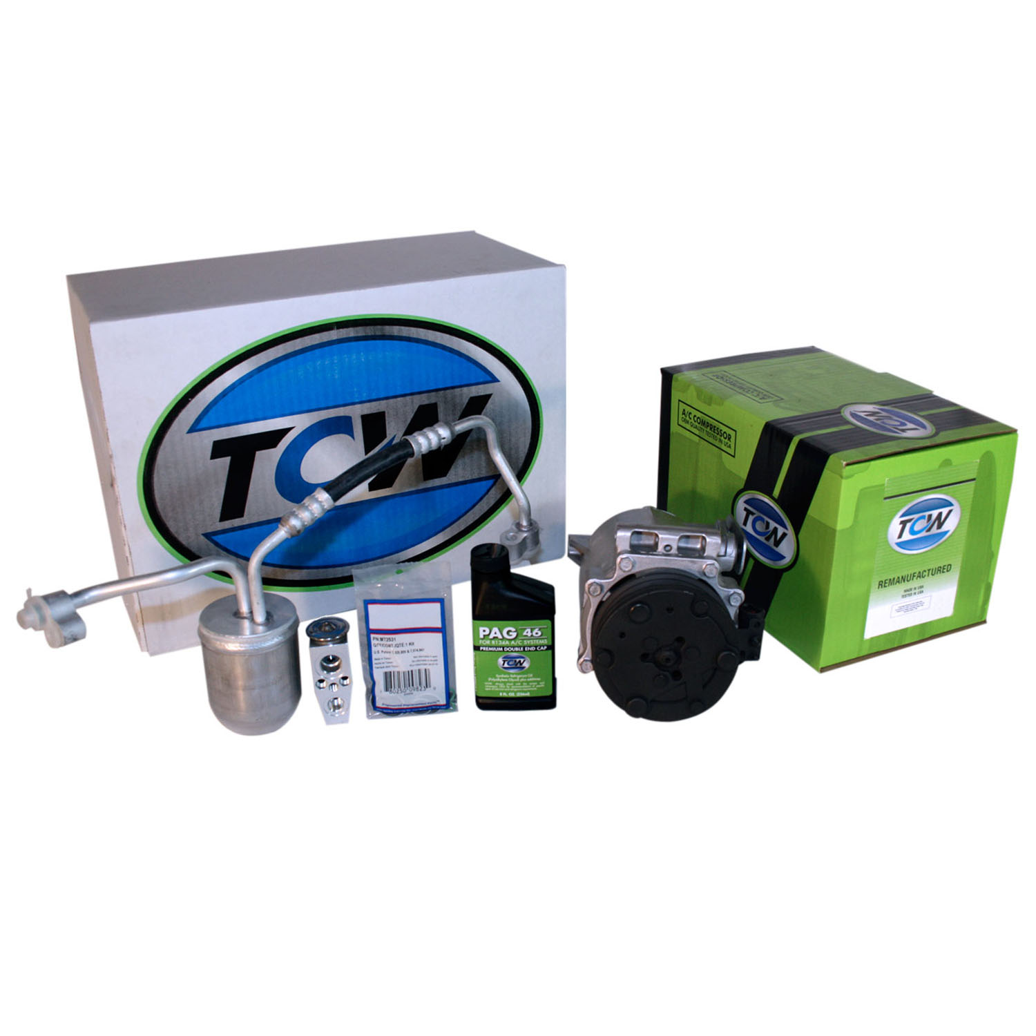TCW Vehicle A/C Kit K1000324R Remanufactured