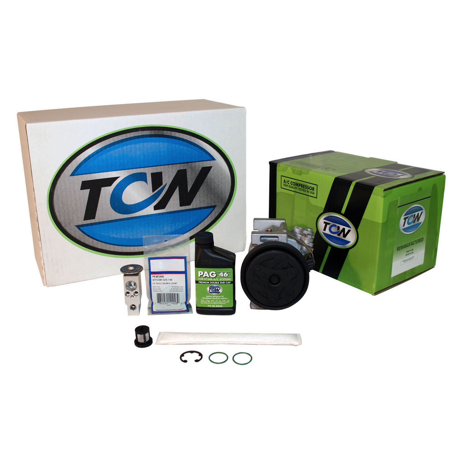 TCW Vehicle A/C Kit K1000338R Remanufactured