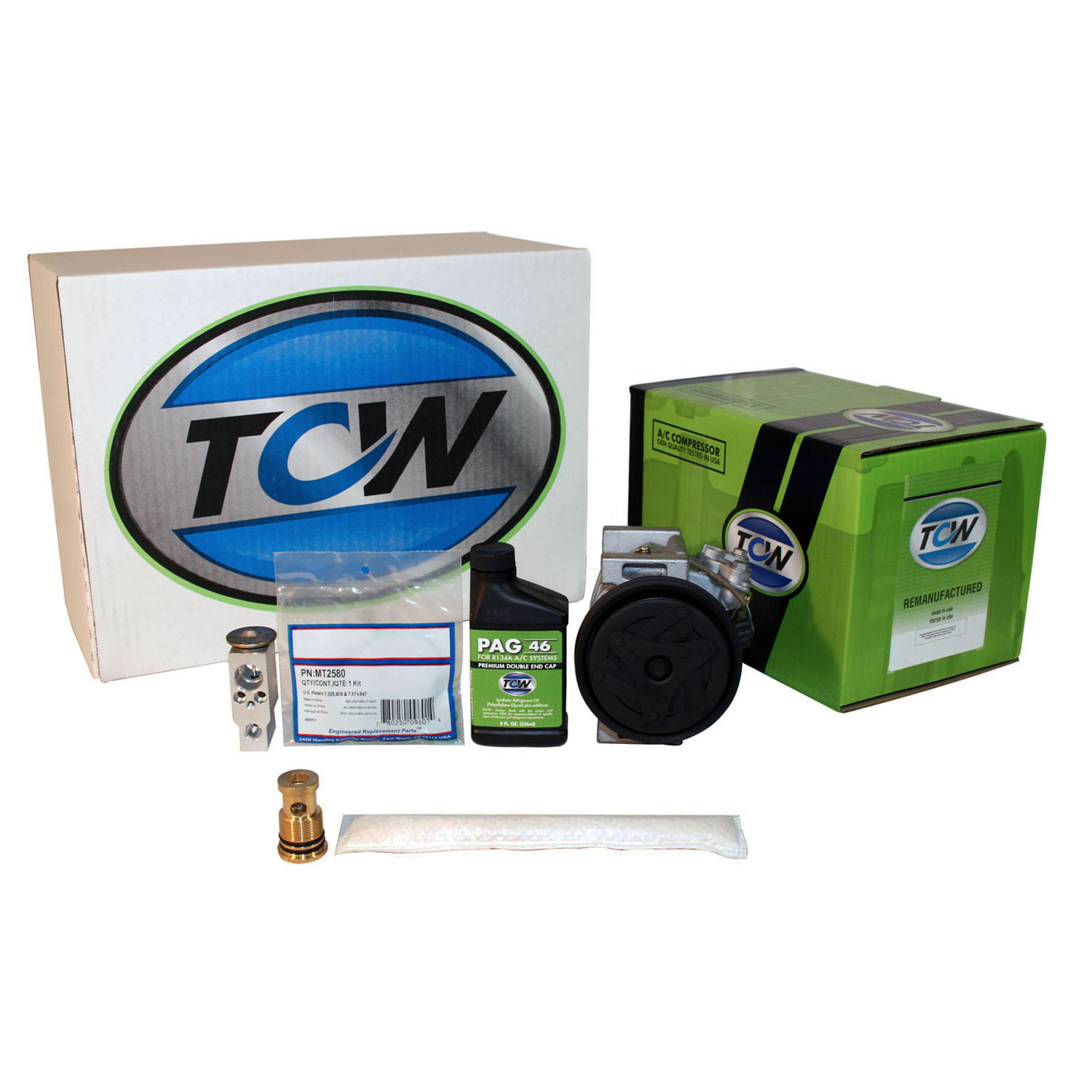 TCW Vehicle A/C Kit K1000339R Remanufactured