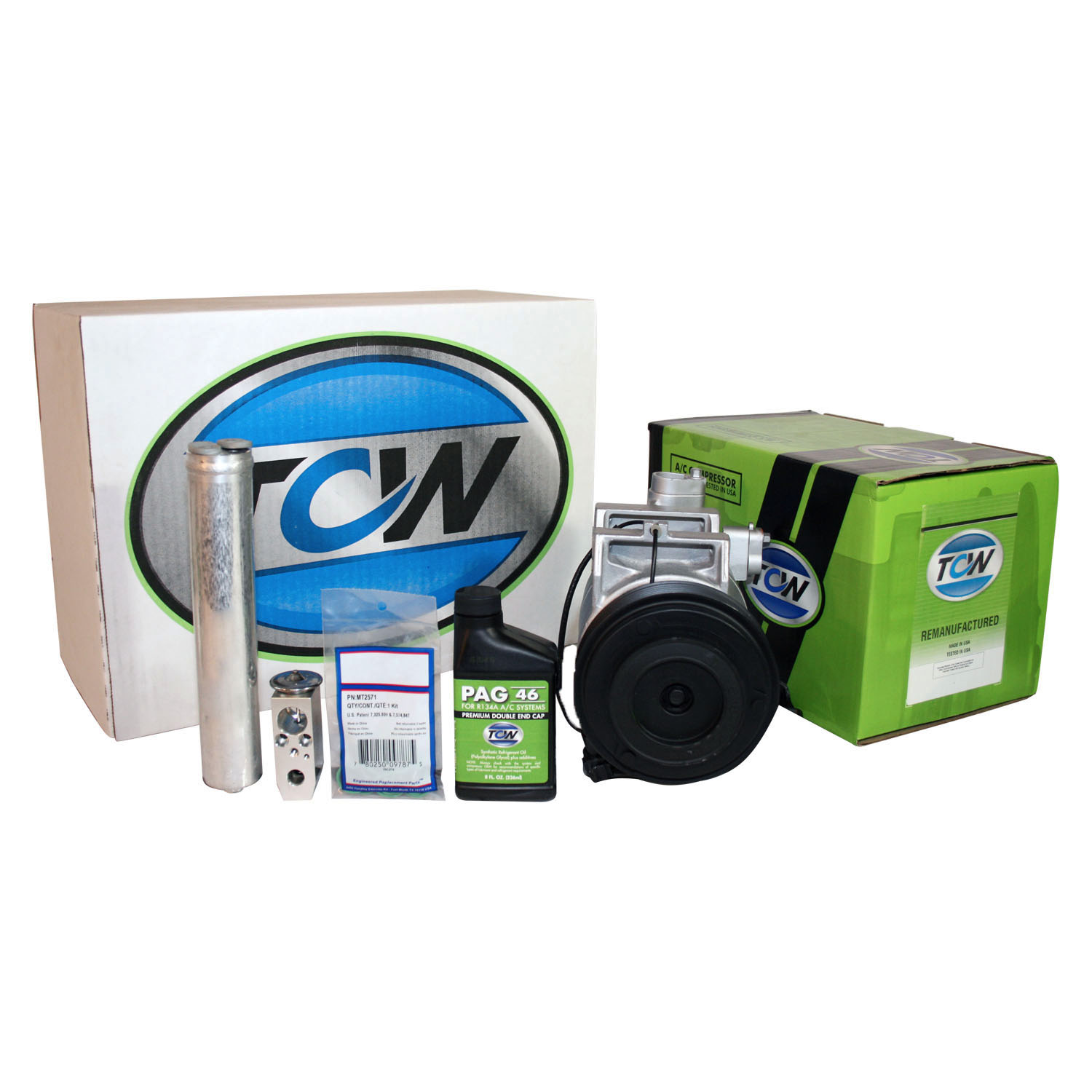 TCW Vehicle A/C Kit K1000343R Remanufactured