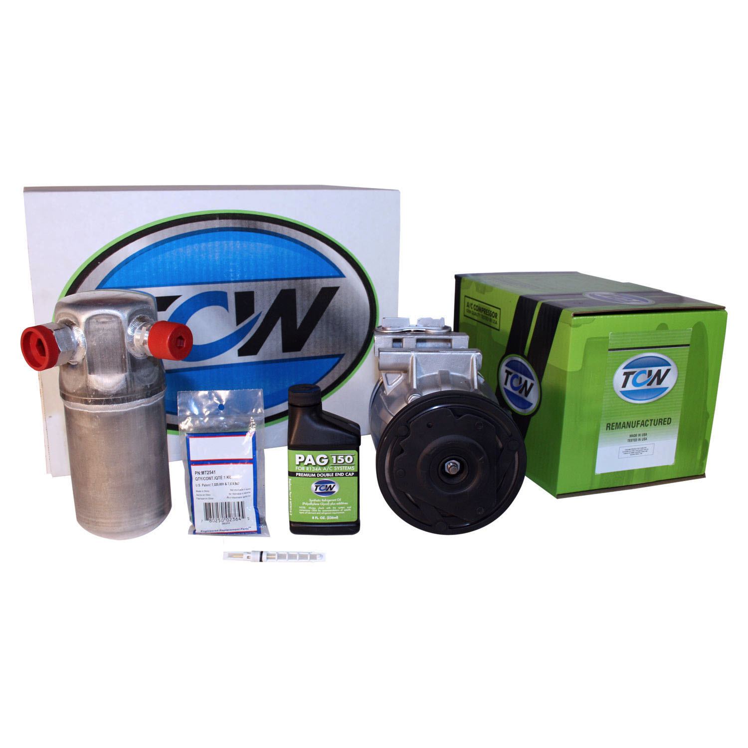 TCW Vehicle A/C Kit K1000345R Remanufactured