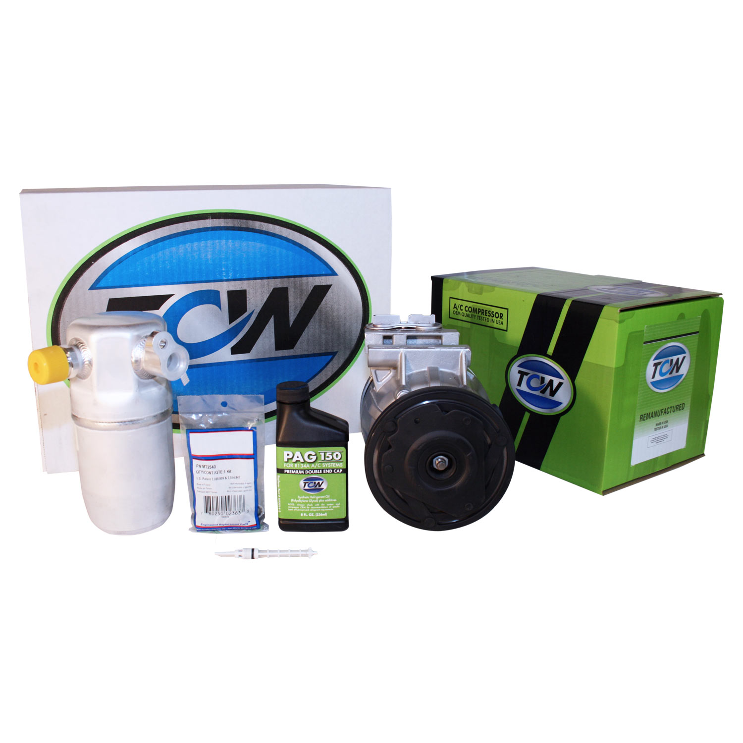 TCW Vehicle A/C Kit K1000347R Remanufactured