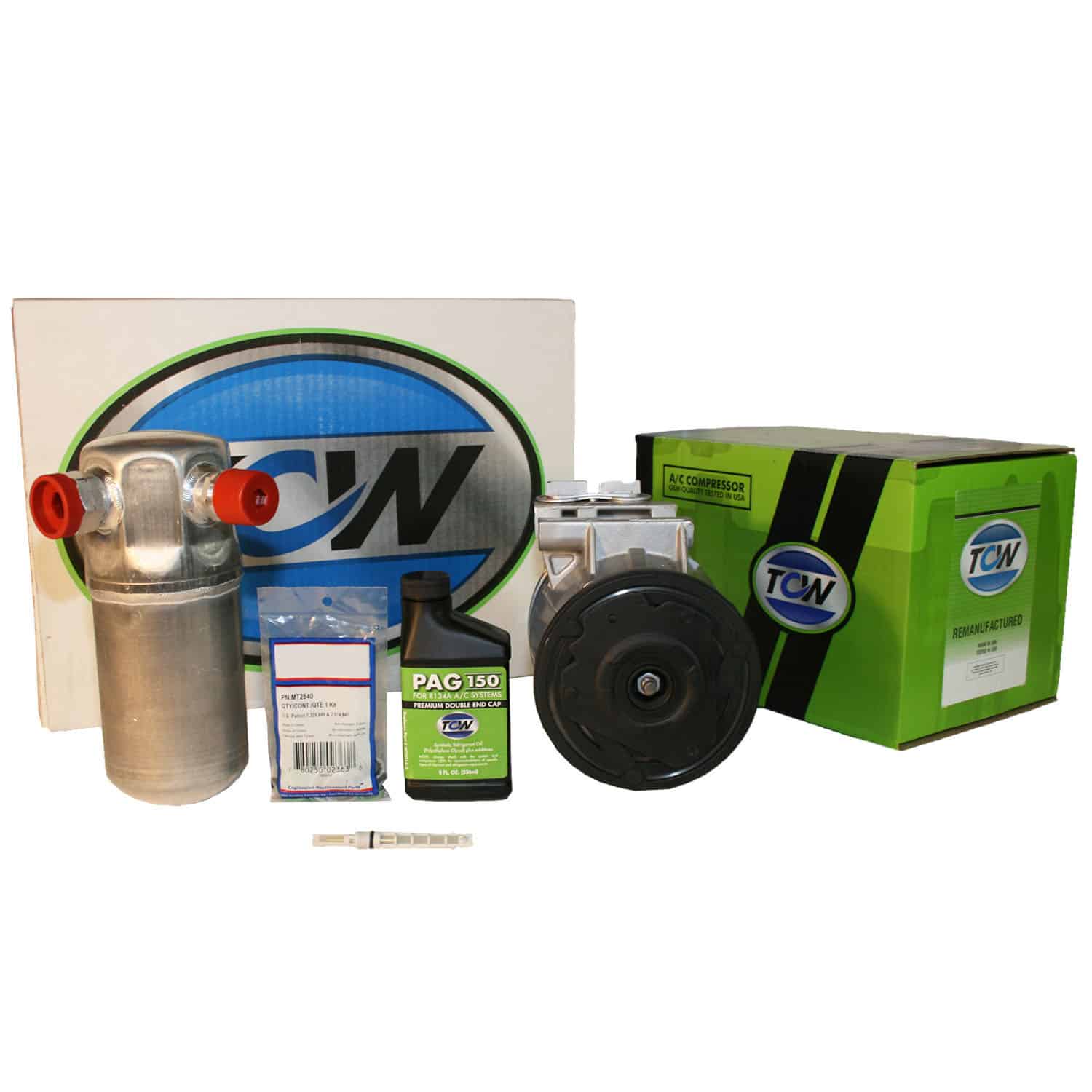 TCW Vehicle A/C Kit K1000348R Remanufactured