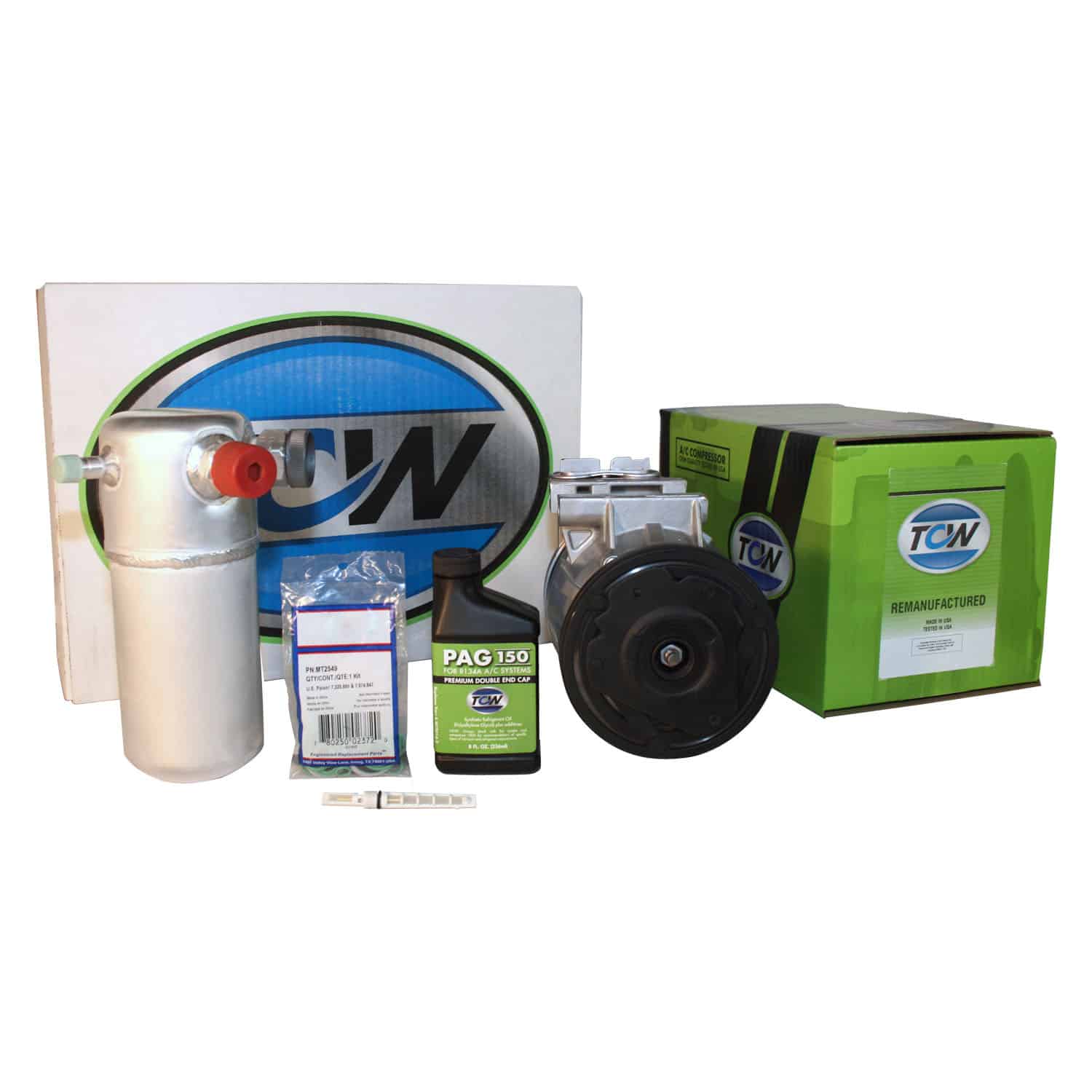 TCW Vehicle A/C Kit K1000349R Remanufactured