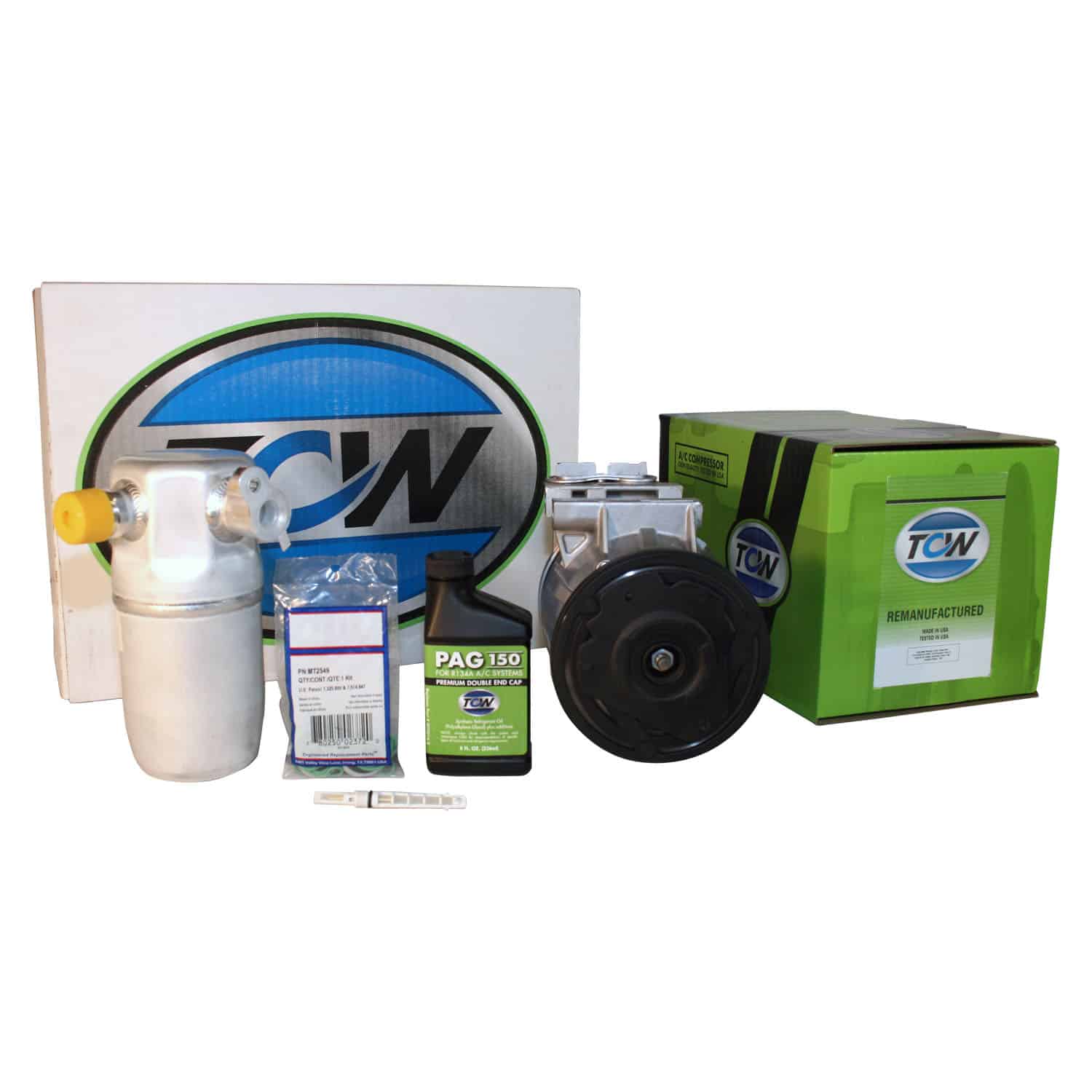 TCW Vehicle A/C Kit K1000354R Remanufactured