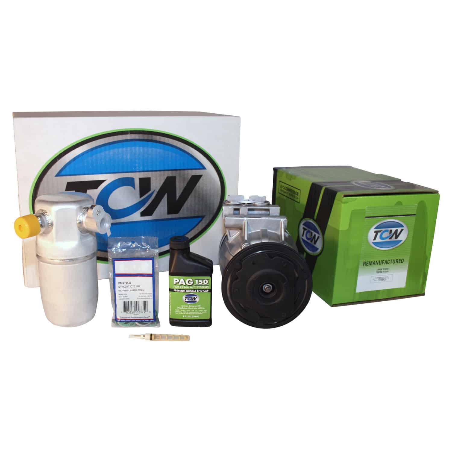 TCW Vehicle A/C Kit K1000355R Remanufactured