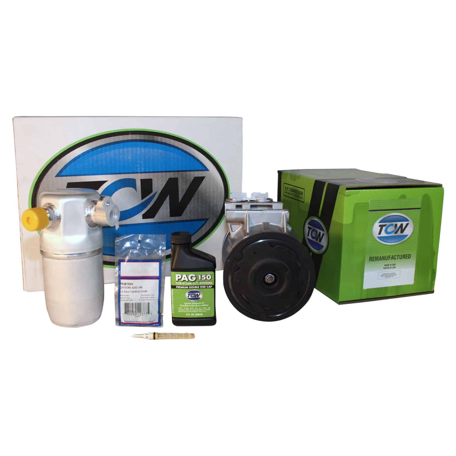 TCW Vehicle A/C Kit K1000362R Remanufactured Product Image field_60b6a13a6e67c