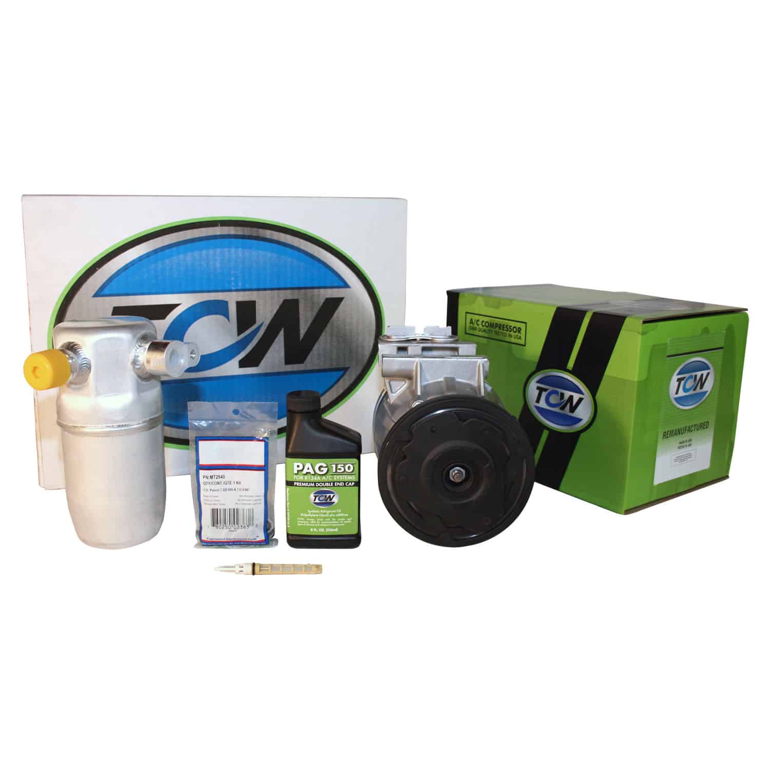 TCW Vehicle A/C Kit K1000364R Remanufactured Product Image field_60b6a13a6e67c