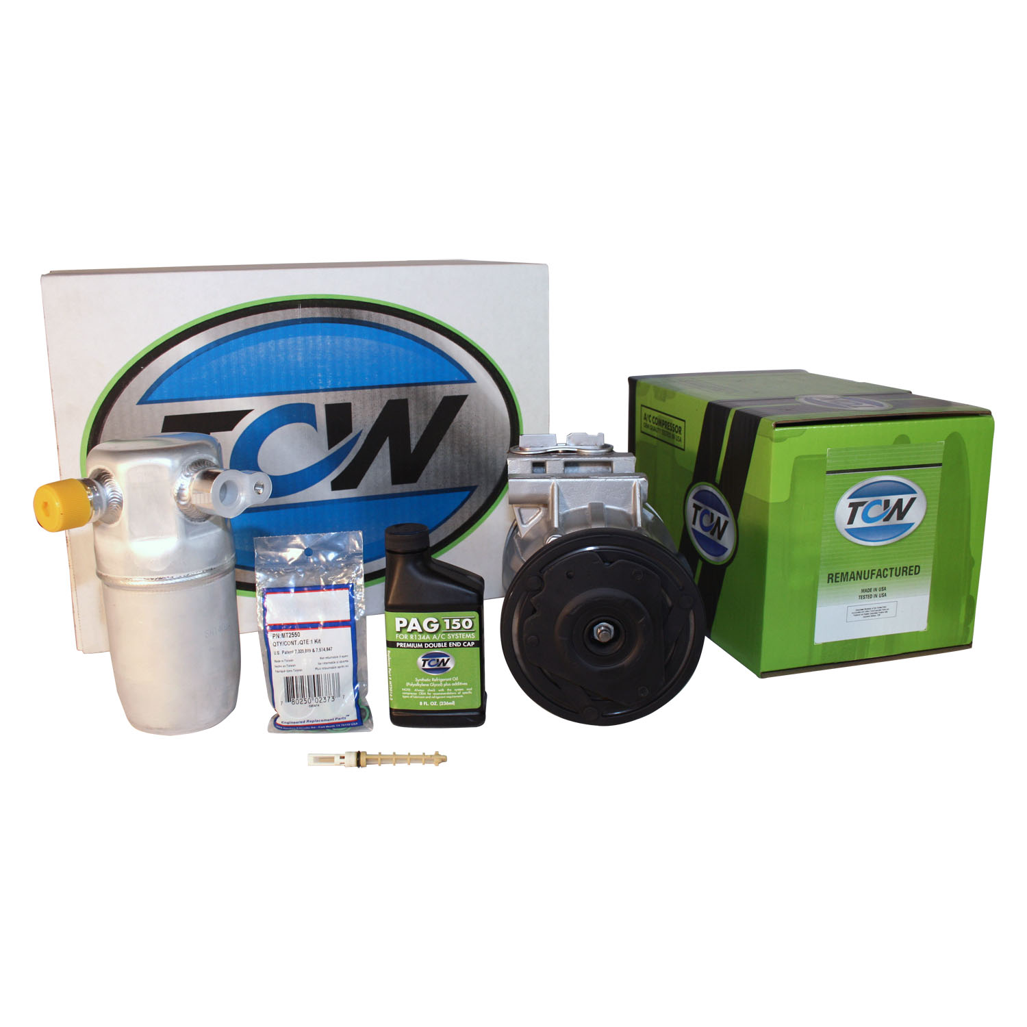 TCW Vehicle A/C Kit K1000366R Remanufactured Product Image field_60b6a13a6e67c