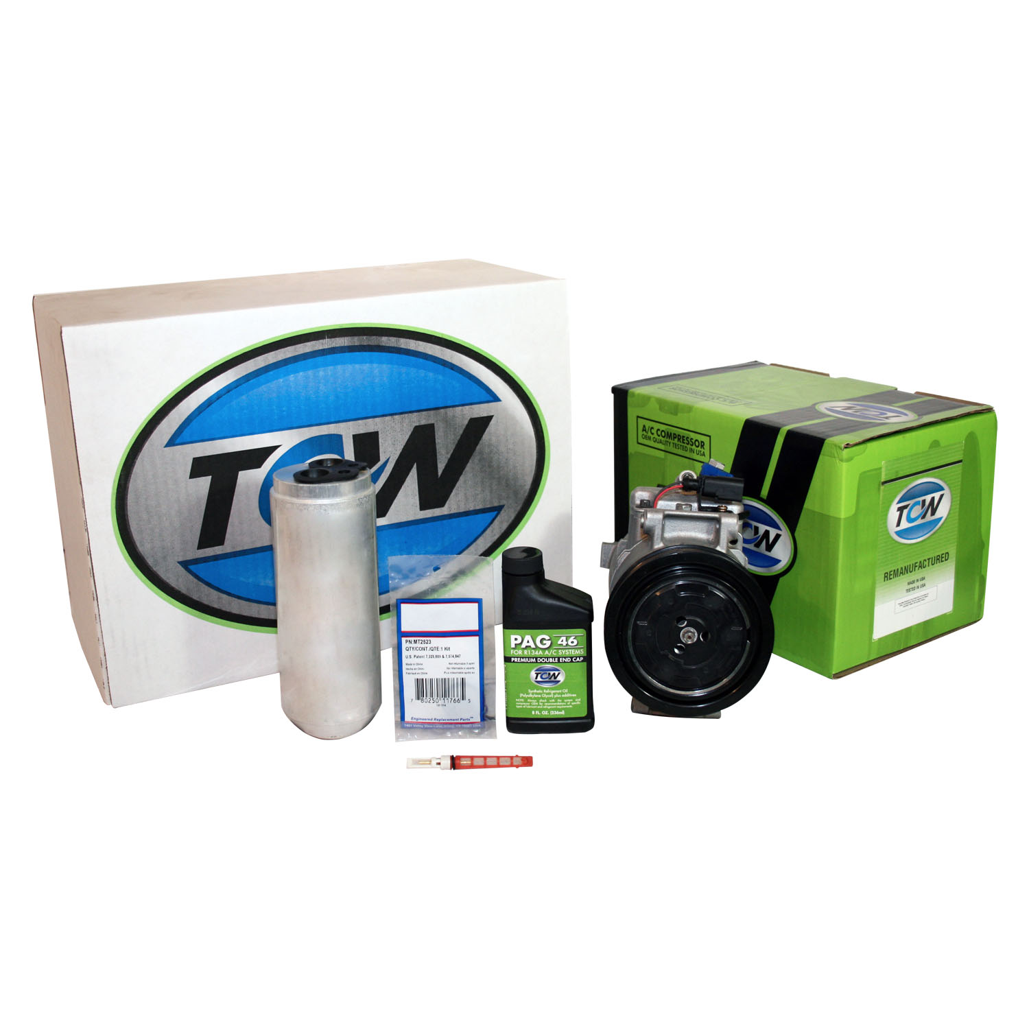 TCW Vehicle A/C Kit K1000395R Remanufactured Product Image field_60b6a13a6e67c
