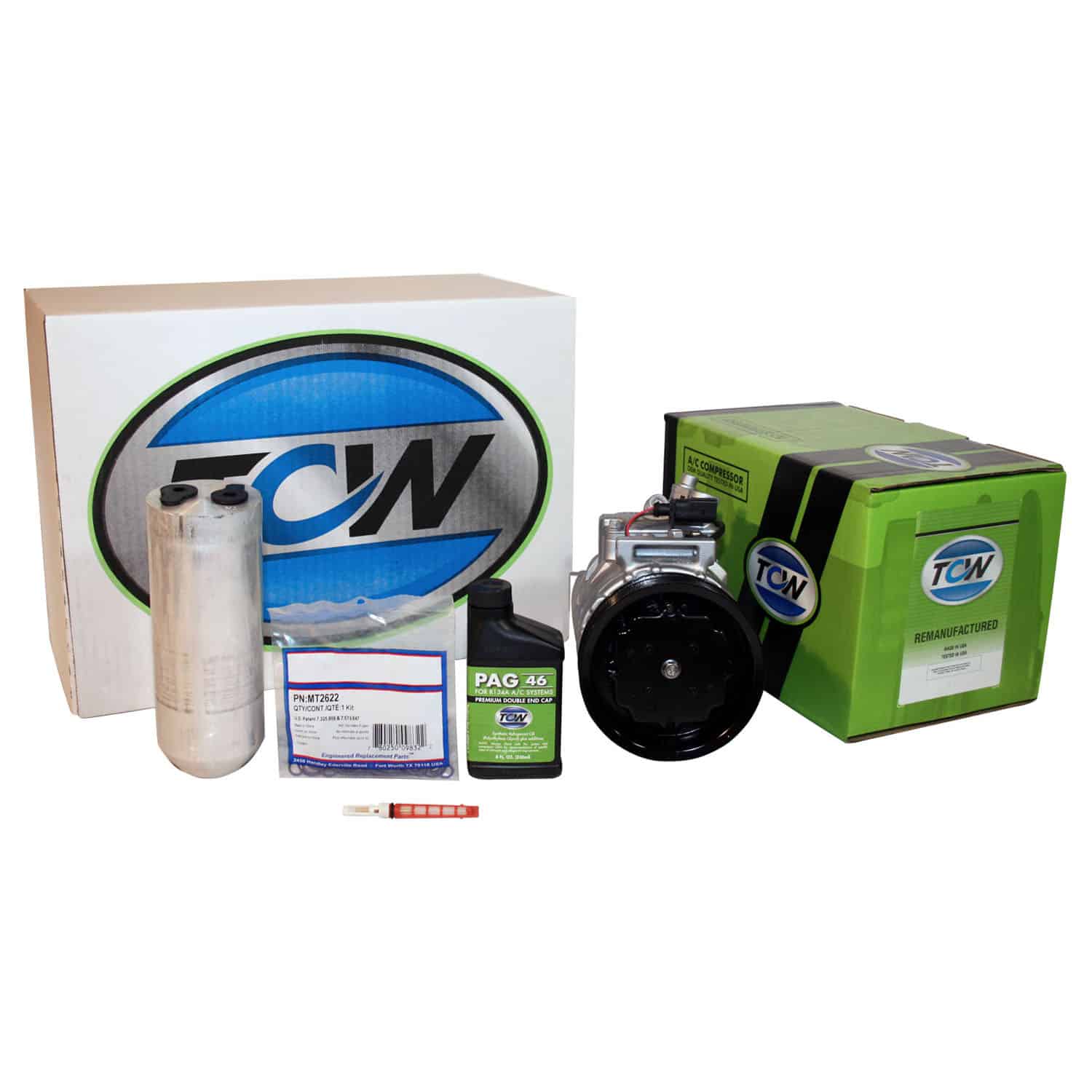 TCW Vehicle A/C Kit K1000423R Remanufactured Product Image field_60b6a13a6e67c