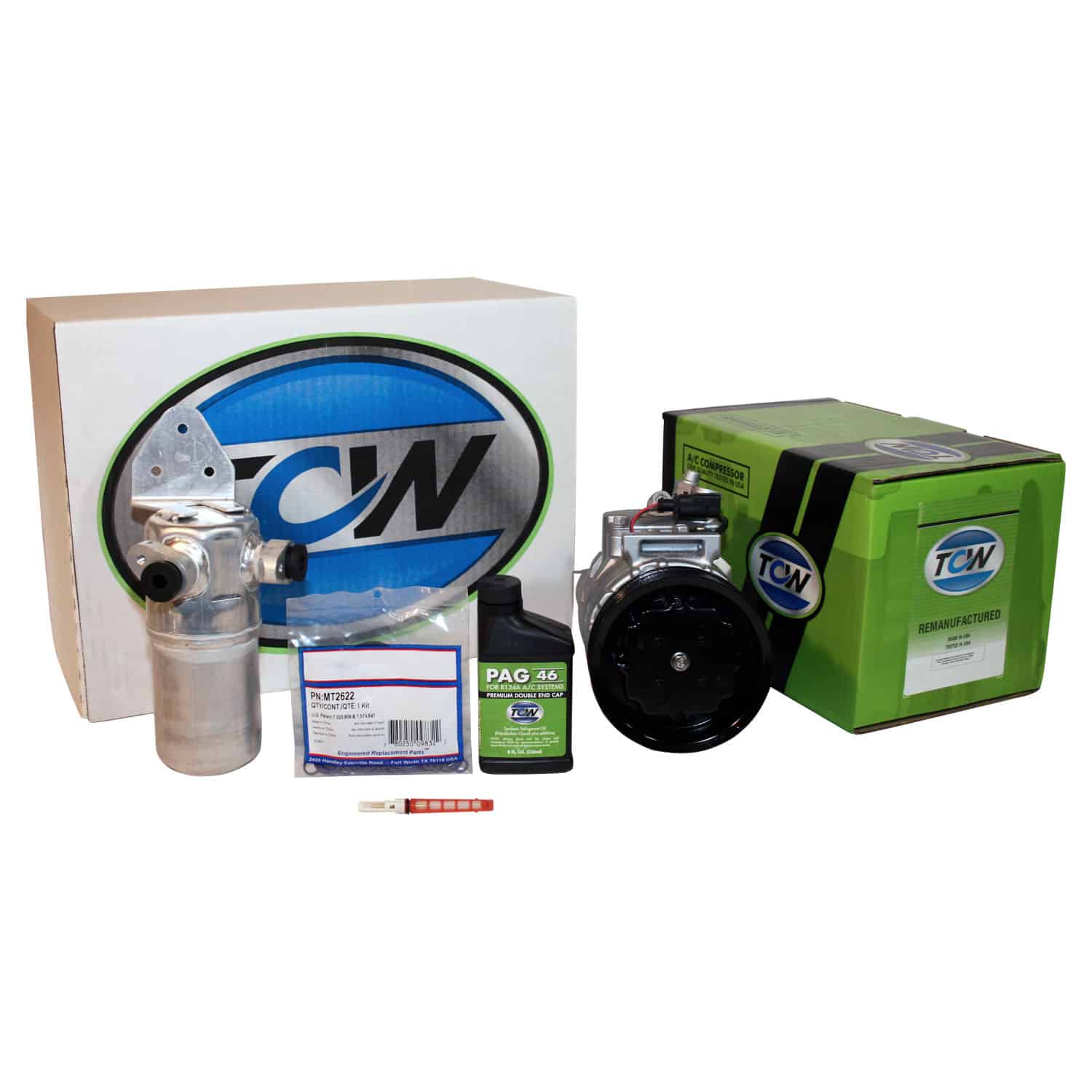TCW Vehicle A/C Kit K1000425R Remanufactured Product Image field_60b6a13a6e67c