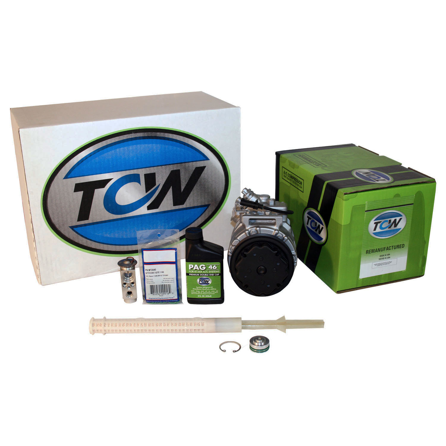 TCW Vehicle A/C Kit K1000429R Remanufactured Product Image field_60b6a13a6e67c