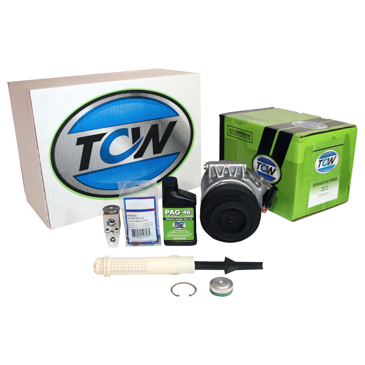 TCW Vehicle A/C Kit K1000463R Remanufactured Product Image field_60b6a13a6e67c