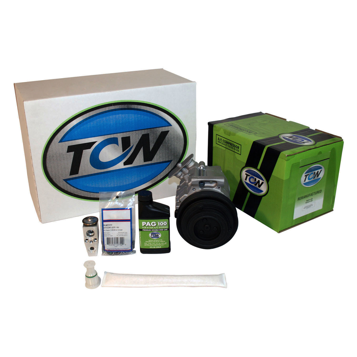 TCW Vehicle A/C Kit K1000476R Remanufactured Product Image field_60b6a13a6e67c