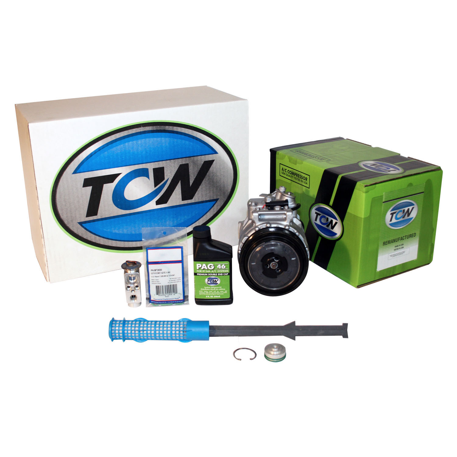 TCW Vehicle A/C Kit K1000487R Remanufactured