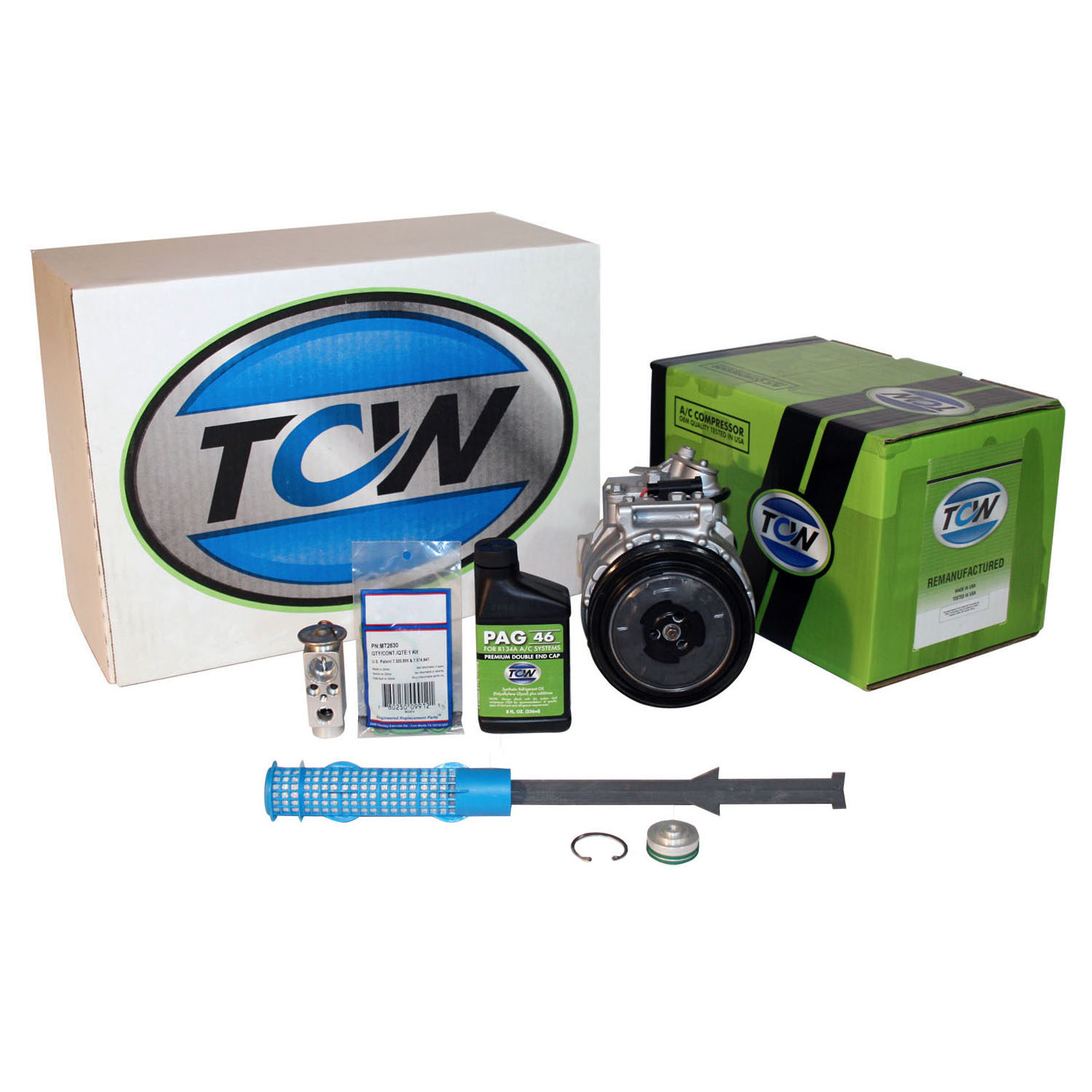 TCW Vehicle A/C Kit K1000488R Remanufactured