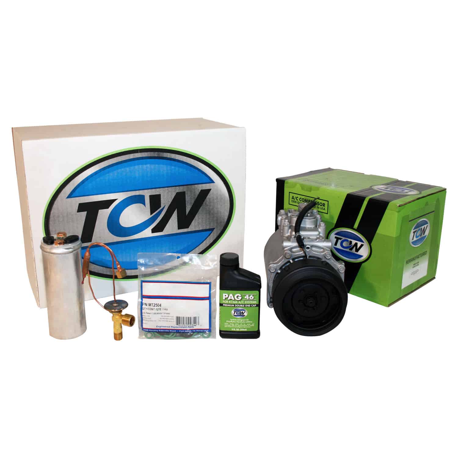 TCW Vehicle A/C Kit K1000493R Remanufactured