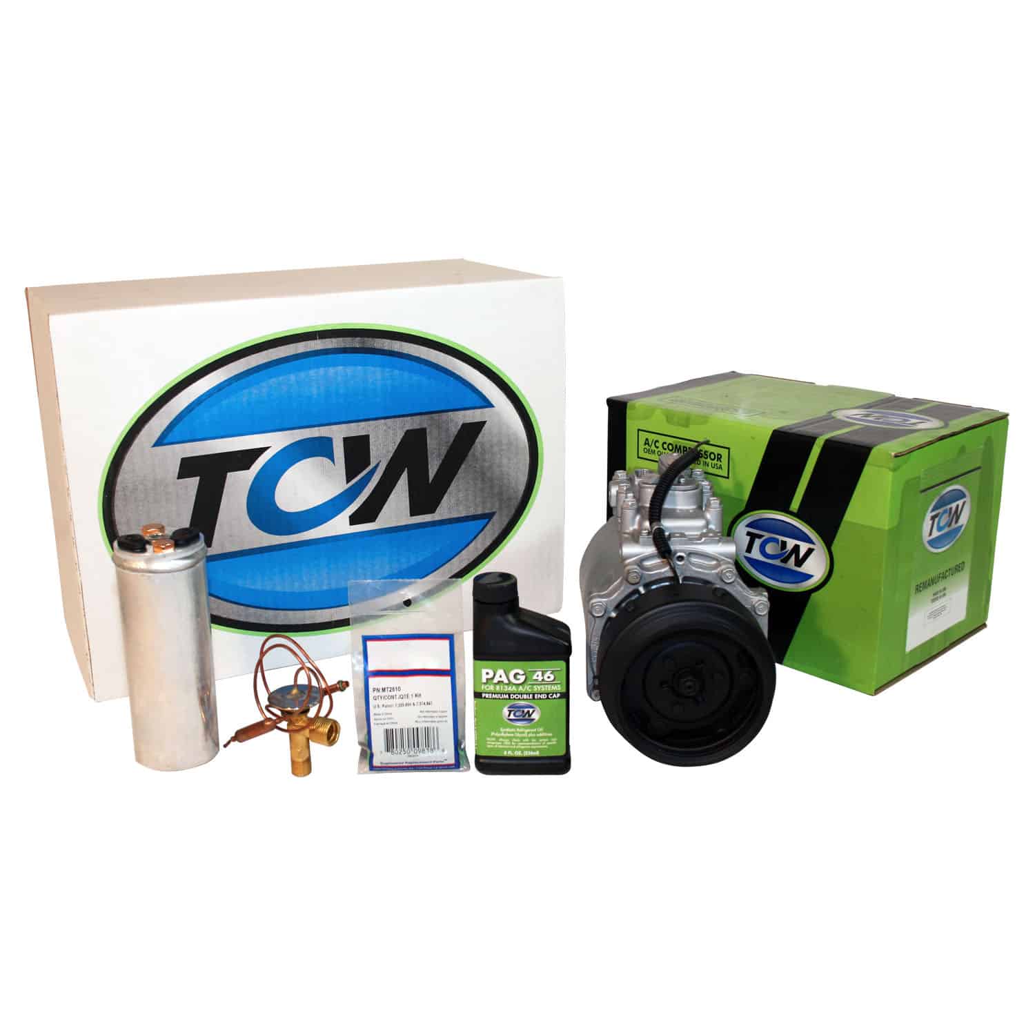 TCW Vehicle A/C Kit K1000494R Remanufactured