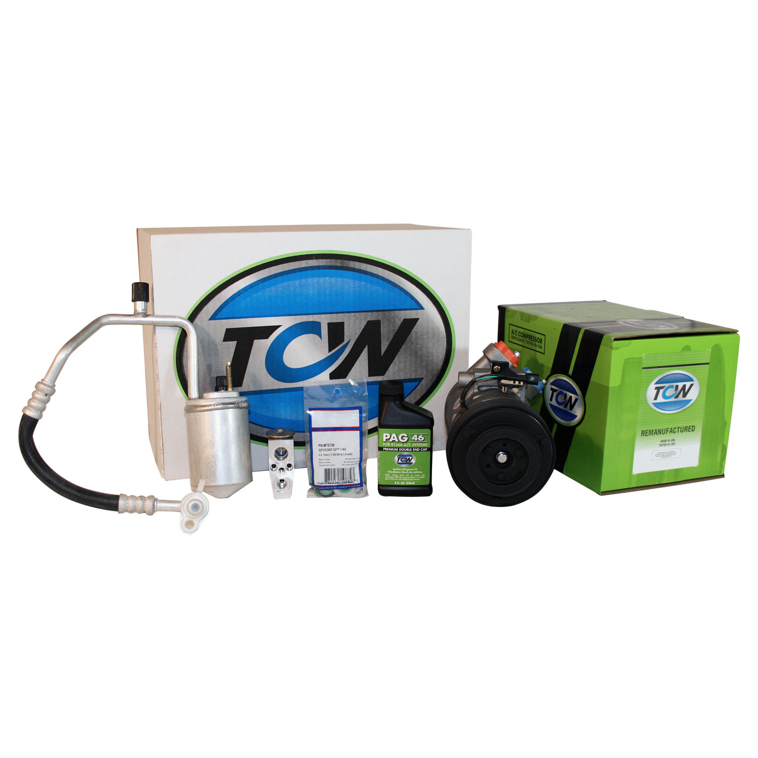 TCW Vehicle A/C Kit K1000509R Remanufactured