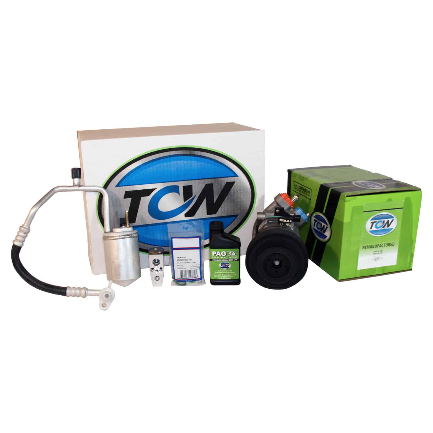 TCW Vehicle A/C Kit K1000510R Remanufactured