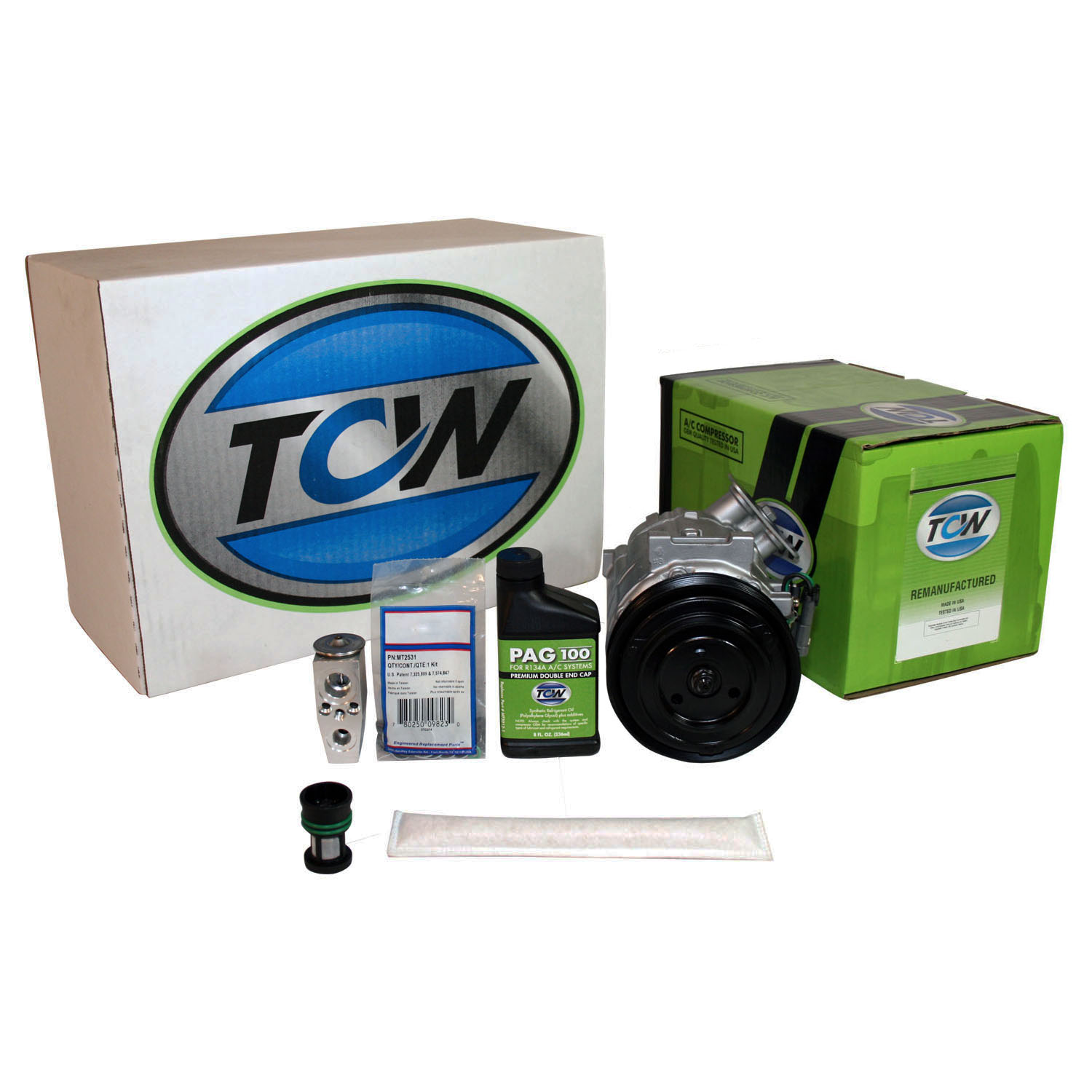 TCW Vehicle A/C Kit K1000521R Remanufactured
