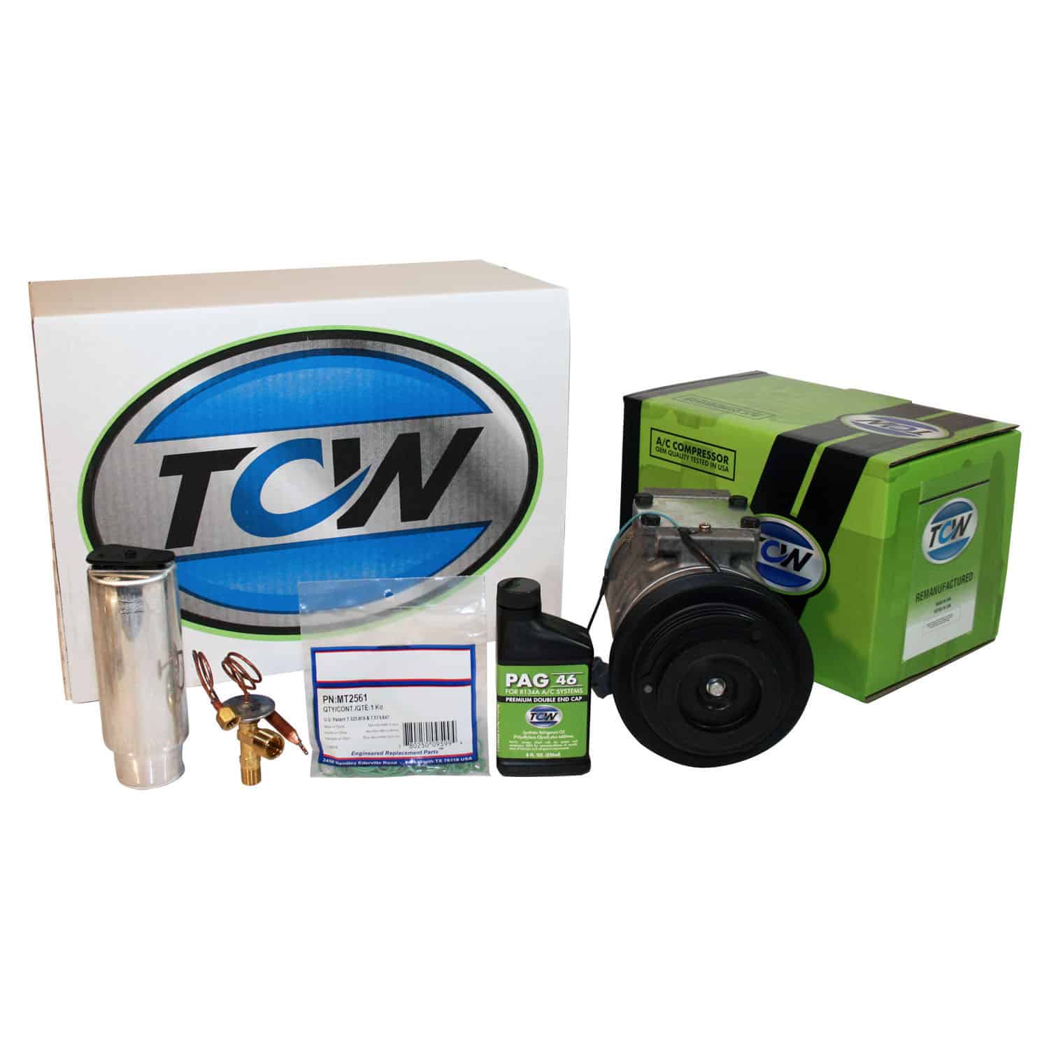 TCW Vehicle A/C Kit K1000525R Remanufactured