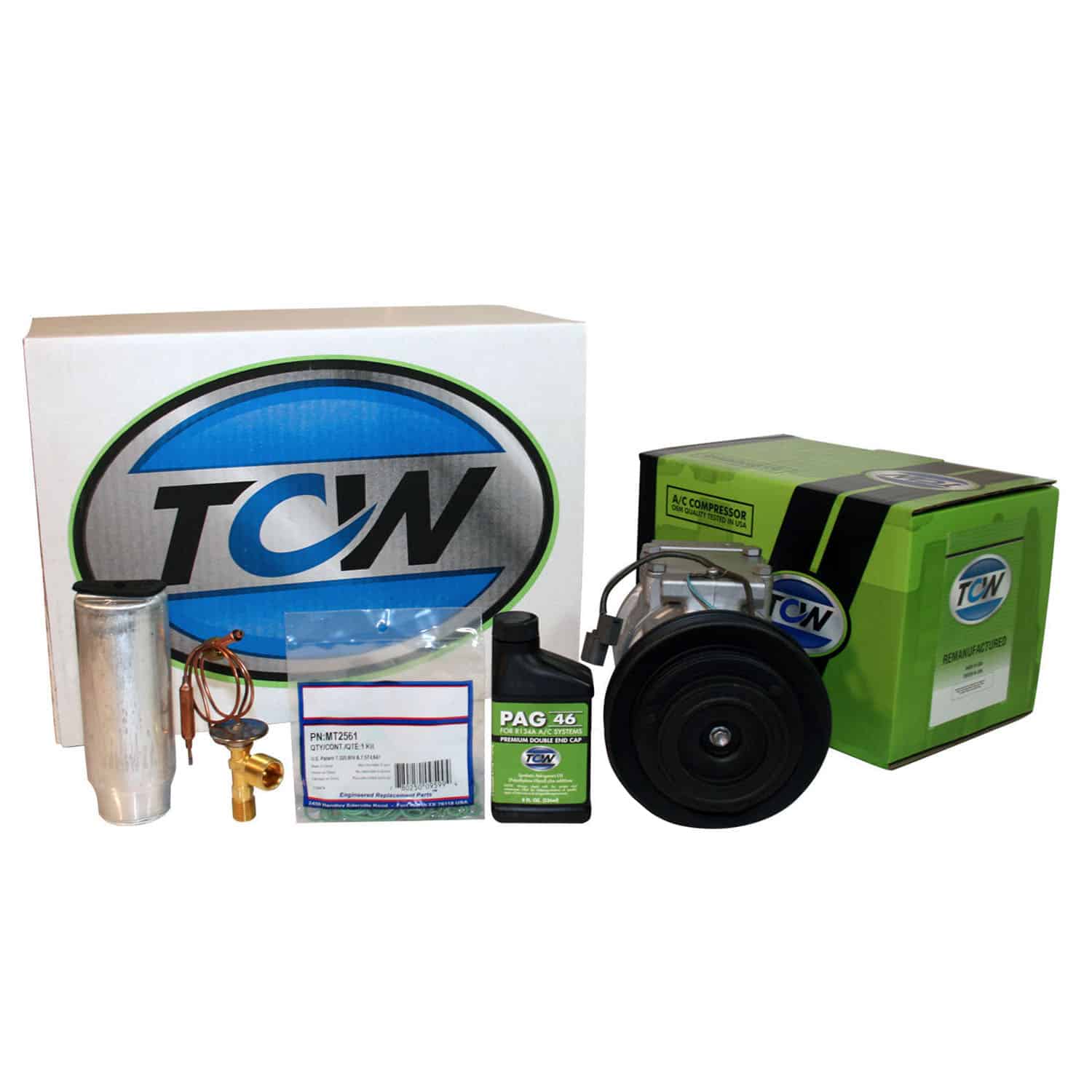 TCW Vehicle A/C Kit K1000526R Remanufactured