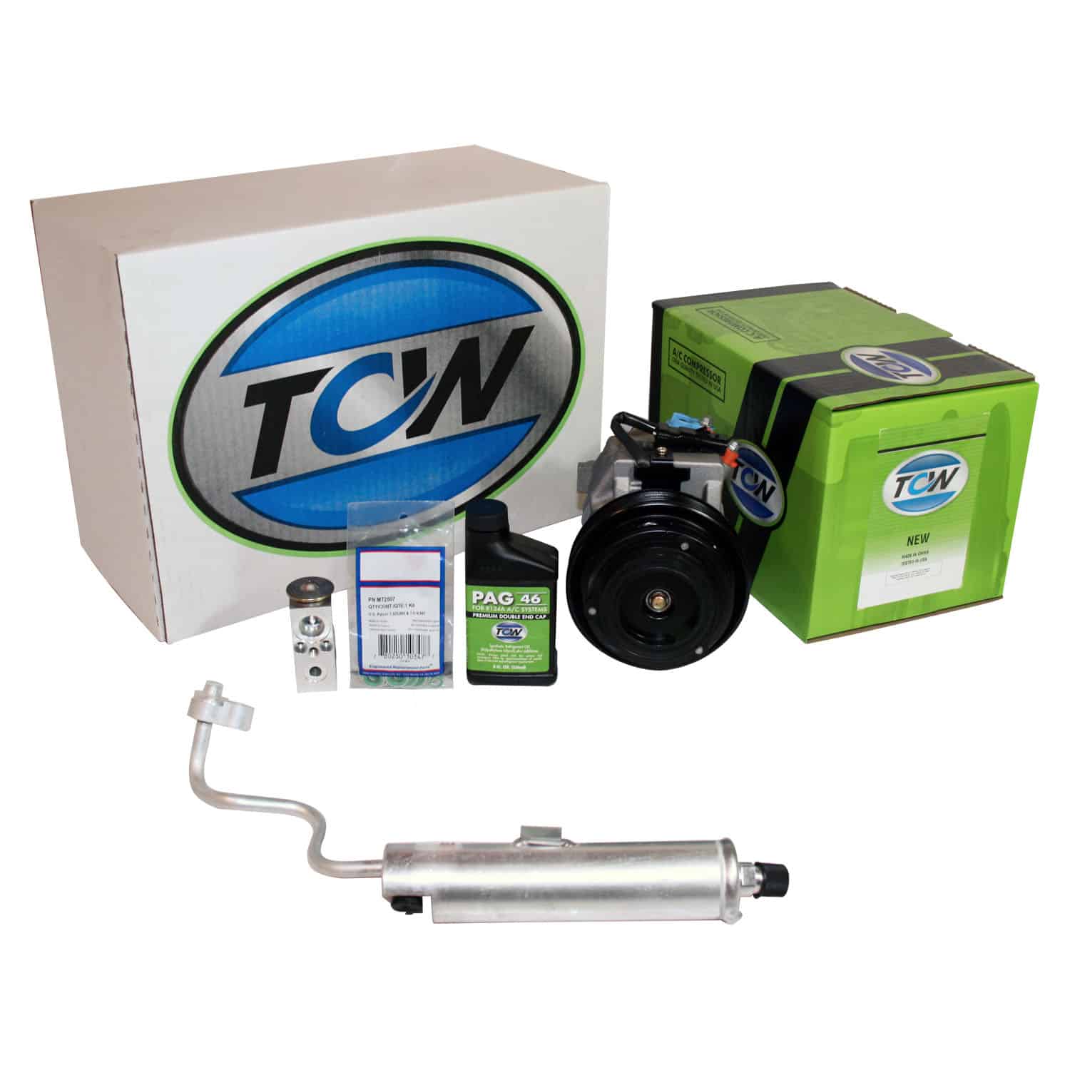 TCW Vehicle A/C Kit K1000709N New Auto Compressor World