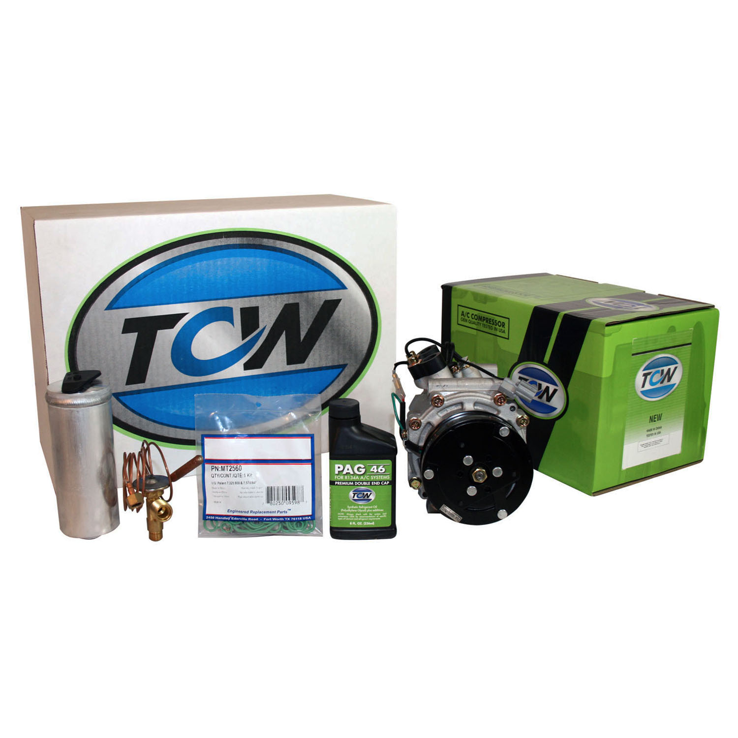 TCW Vehicle A/C Kit K1001017N New The Compressor Warehouse