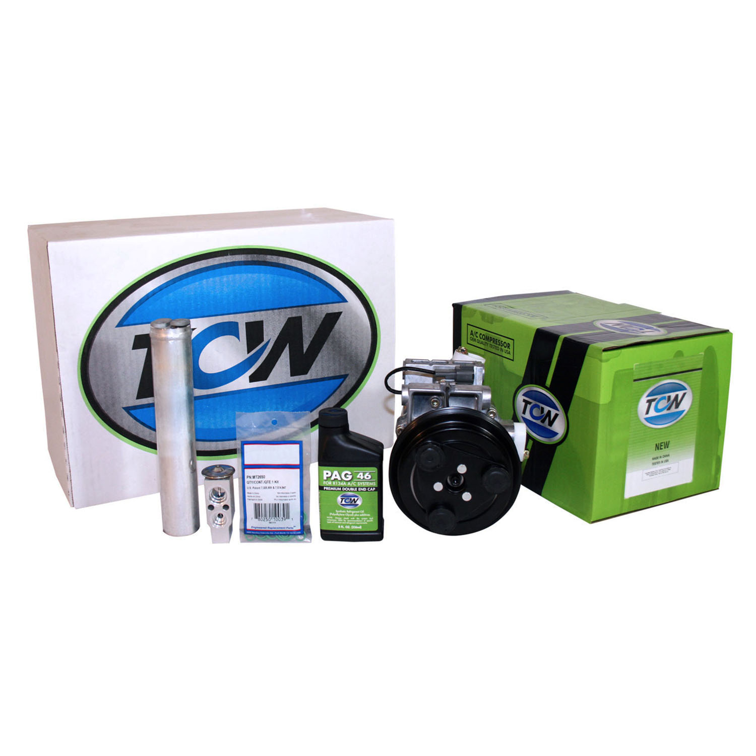 TCW Vehicle A/C Kit K1001316N New The Compressor Warehouse