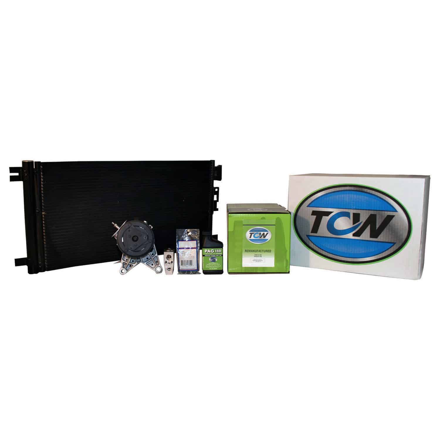 TCW Vehicle A/C Kit KC100053R Remanufactured Product Image field_60b6a13a6e67c