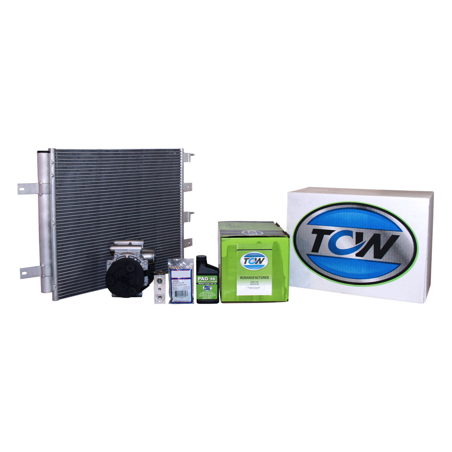 TCW Vehicle A/C Kit KC100065R Remanufactured Product Image field_60b6a13a6e67c