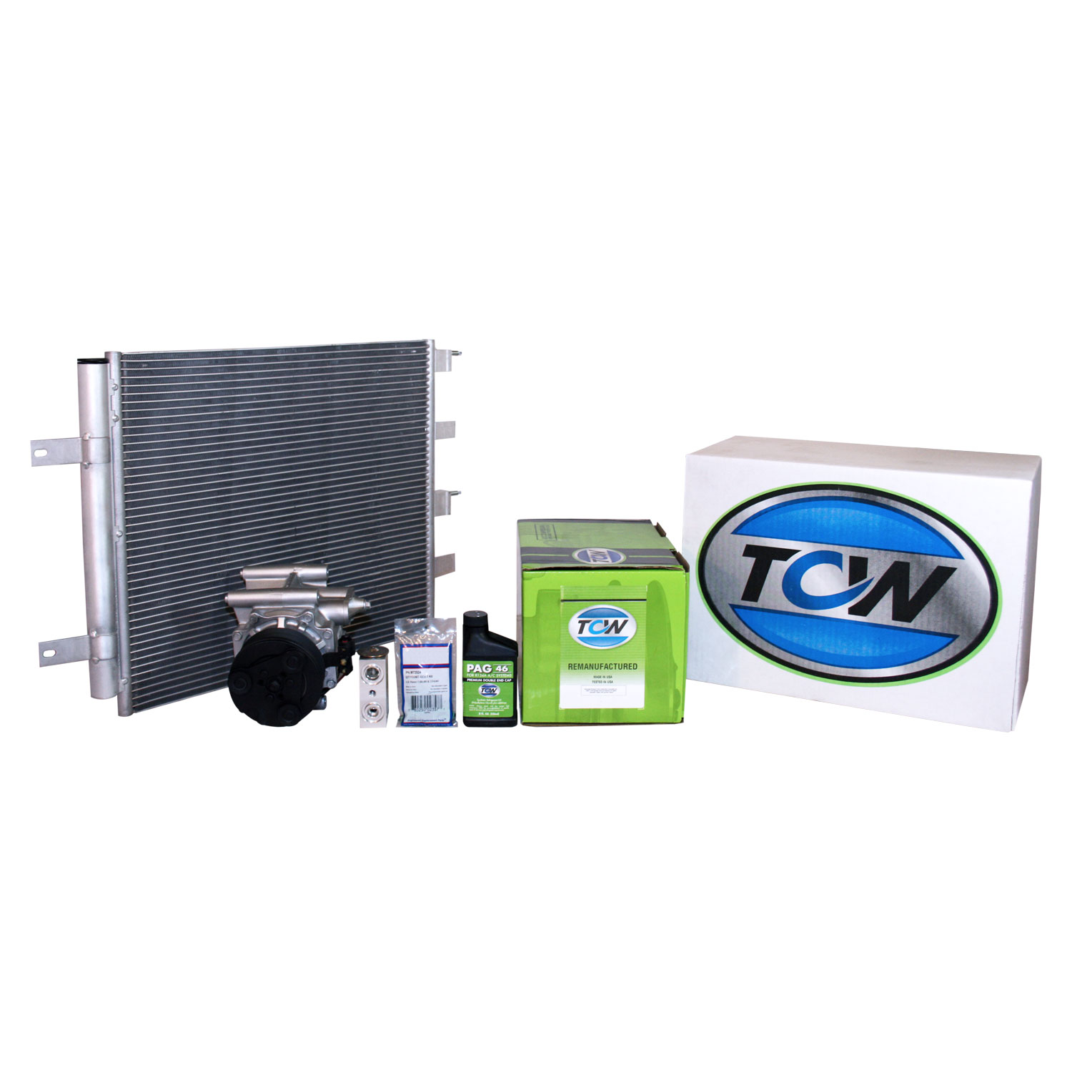 TCW Vehicle A/C Kit KC100066R Remanufactured Product Image field_60b6a13a6e67c